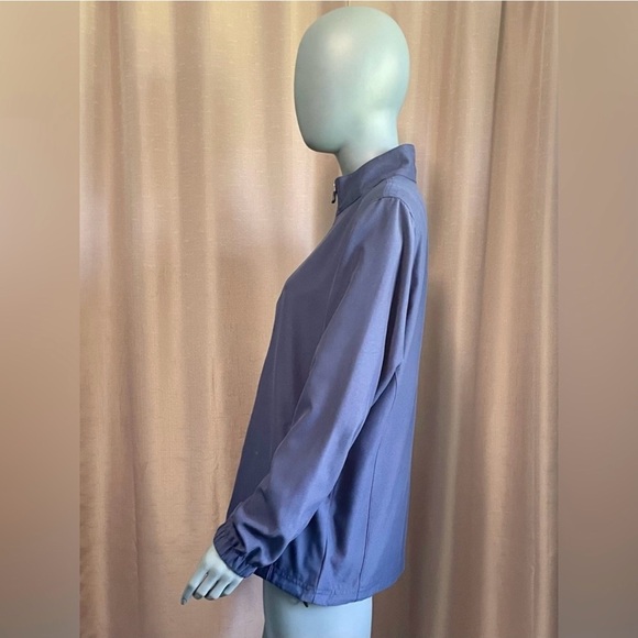 Pebble Beach Women's Medium Navy Windbreaker Golf Jacket with Pockets GUC - Picture 3 of 9